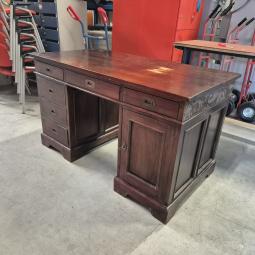  - vintage bureau afm 135x74 cm hoogte 80 cm  (2)