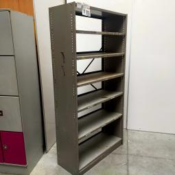  - 1x intensief gebruikt ahrend met schade retro vintage industriele metalen stellingkast (2)
