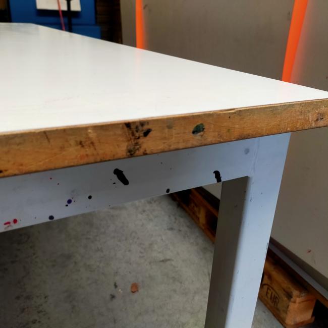  - set 10 stuks intensief gebr met schade DE BEUK WERKTAFELS (8)