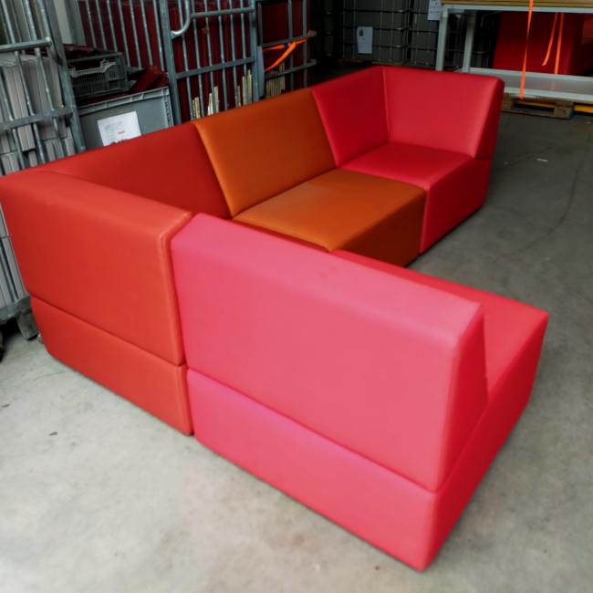  - ahrend 4 delen elementen lounge banken wachtruimte  wachtkamer bank (4)