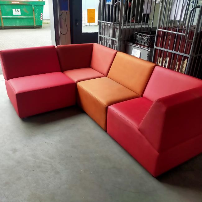  - ahrend 4 delen elementen lounge banken wachtruimte  wachtkamer bank (13)