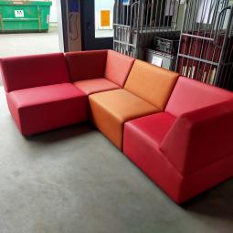  - ahrend 4 delen elementen lounge banken wachtruimte  wachtkamer bank (13)