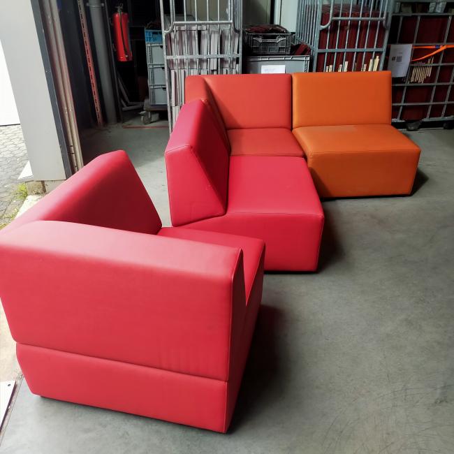  - ahrend 4 delen elementen lounge banken wachtruimte  wachtkamer bank (23)