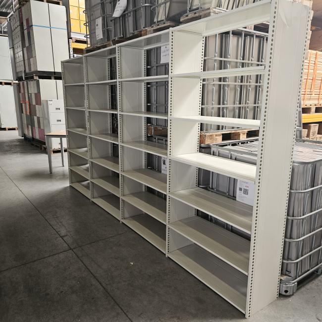  - witte metalen stelling 4 meter (4)