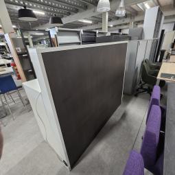  - bureautafel statafel werktafel bladmaat 180x60 cm hoogte 11 cm totale hoogte 152 cm  (1)