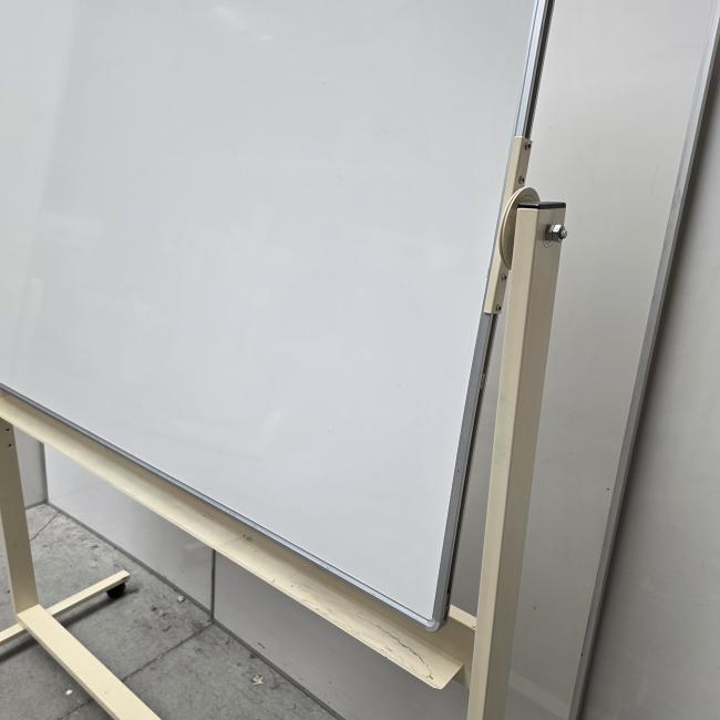  - verrijdbaar whitebord afm bord 150x100 cm kantelbaar 2 zijden  (4)