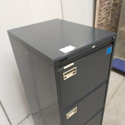  - 1x antraciet metalen  dossierkast 4 laden a4 of folio (20)
