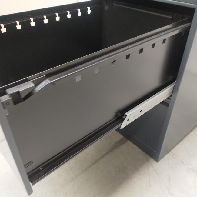  - 1x antraciet metalen  dossierkast 4 laden a4 of folio (23)