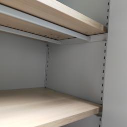  - 4x 795,- p.st. De Raat 195x126x55 grote zware brandvertragende kluiskasten met sleutel en 4 schappen cm (73)
