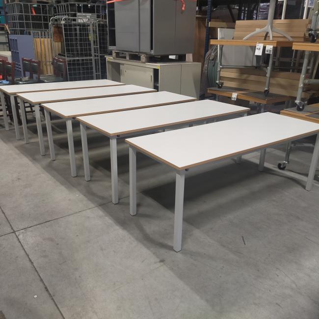  - 5x DE BEUK stevige stalen werkbanken werktafels 125,- p.st (260)