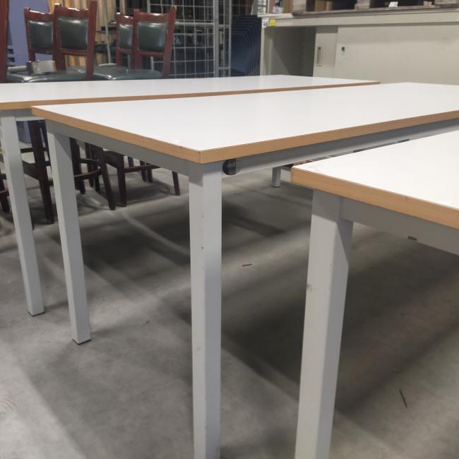  - 5x DE BEUK stevige stalen werkbanken werktafels 125,- p.st (270)