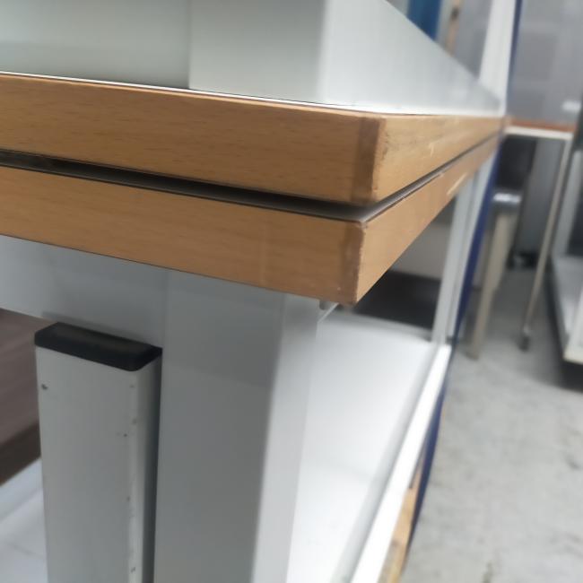  - 5x DE BEUK stevige stalen werkbanken werktafels 125,- p.st (273)