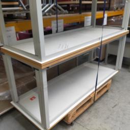  - 5x DE BEUK stevige stalen werkbanken werktafels 125,- p.st (274)