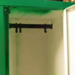  - 8-deurs retro vintage industriele metalen lockerkast 1x groen en 1x blauw (8)