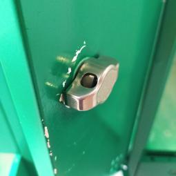  - 8-deurs retro vintage industriele metalen lockerkast 1x groen en 1x blauw (11)
