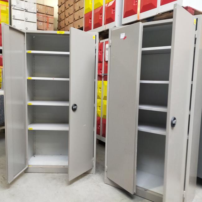  - set 2x stalen werkplaats garage berging (21)