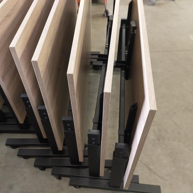  - PLEXZ nieuwe klaptafels kanteltafels met midden eiken blad 160x80 cm (4)