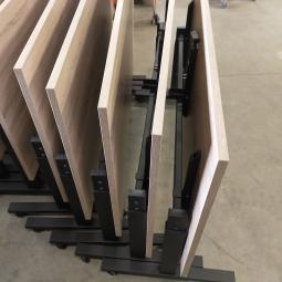  - PLEXZ nieuwe klaptafels kanteltafels met midden eiken blad 160x80 cm (4)