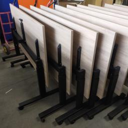  - PLEXZ nieuwe klaptafels kanteltafels met midden eiken blad 160x80 cm (5)