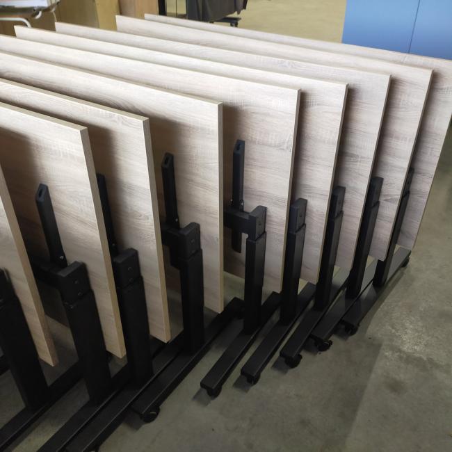  - PLEXZ nieuwe klaptafels kanteltafels met midden eiken blad 160x80 cm (6)