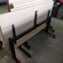  - PLEXZ nieuwe klaptafels kanteltafels met midden eiken blad 160x80 cm (7)