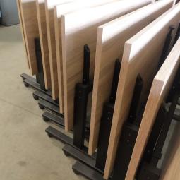  - PLEXZ nieuwe klaptafels kanteltafels met midden eiken blad 160x80 cm (8)