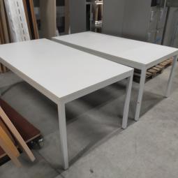  - SET 2X STEVIGE WERKTAFELS KANTINETAFELS GRIJS NIET DEMONTABEL (3)