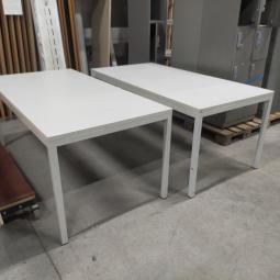  - SET 2X STEVIGE WERKTAFELS KANTINETAFELS GRIJS NIET DEMONTABEL (4)