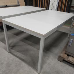  - SET 2X STEVIGE WERKTAFELS KANTINETAFELS GRIJS NIET DEMONTABEL (7)