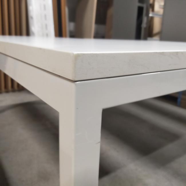  - SET 2X STEVIGE WERKTAFELS KANTINETAFELS GRIJS NIET DEMONTABEL (10)