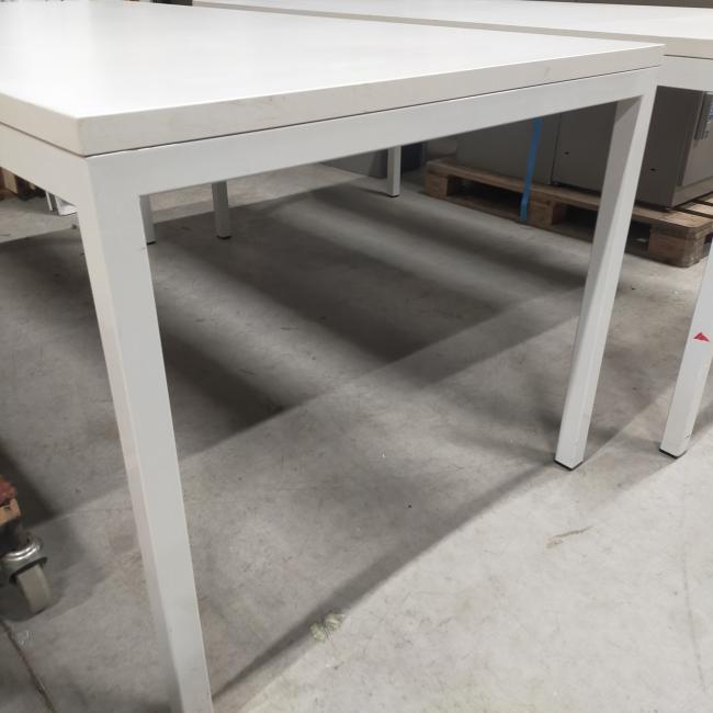  - SET 2X STEVIGE WERKTAFELS KANTINETAFELS GRIJS NIET DEMONTABEL (15)