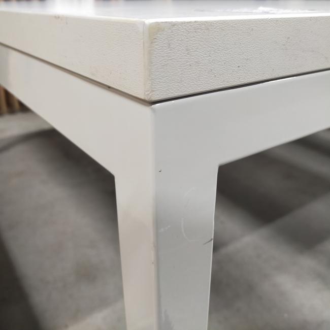  - SET 2X STEVIGE WERKTAFELS KANTINETAFELS GRIJS NIET DEMONTABEL (16)