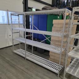  - HUPFER horeca stelling afm 228x40x180 cm lxbxh en afm 198x60x180 cm lxbxh  (15)