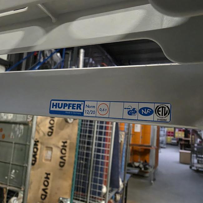  - HUPFER horeca stelling afm 228x40x180 cm lxbxh en afm 198x60x180 cm lxbxh  (13)