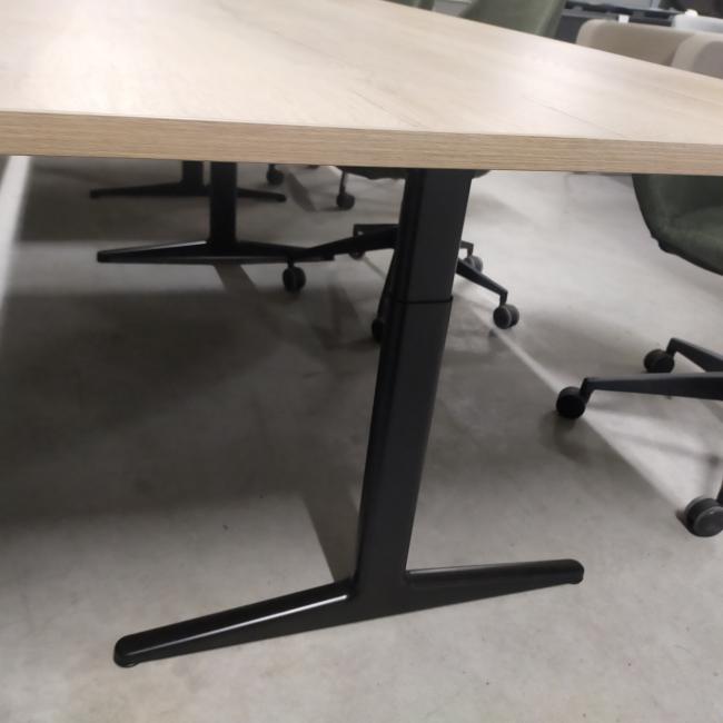  - 4x ahrend mehes 200x100 cm natuur eiken zwarte metalen poten (31)