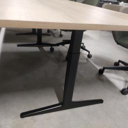  - 4x ahrend mehes 200x100 cm natuur eiken zwarte metalen poten (31)