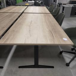  - 4x ahrend mehes 200x100 cm natuur eiken zwarte metalen poten (32)