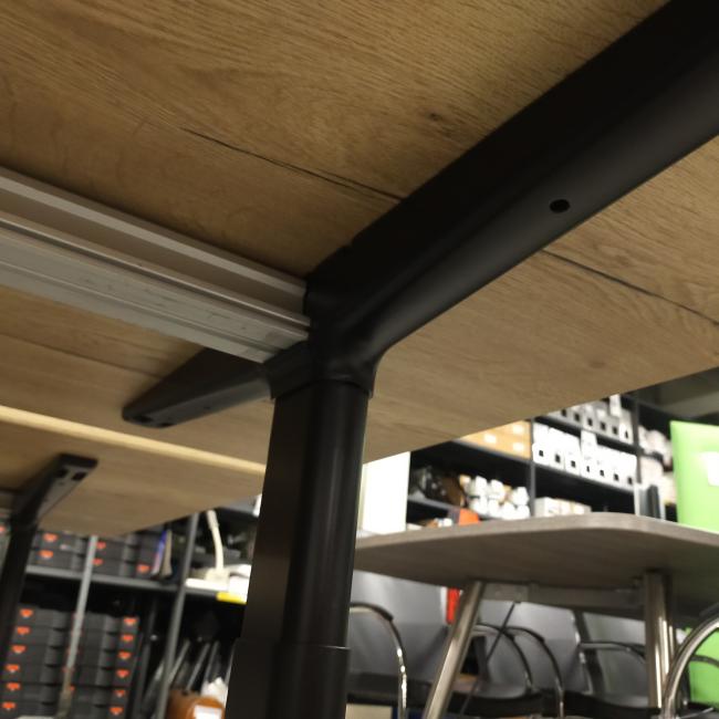  - 4x ahrend mehes 200x100 cm natuur eiken zwarte metalen poten (21)