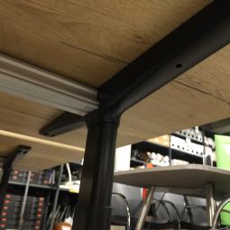  - 4x ahrend mehes 200x100 cm natuur eiken zwarte metalen poten (21)