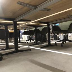  - 4x ahrend mehes 200x100 cm natuur eiken zwarte metalen poten (24)