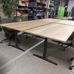  - 4x ahrend mehes 200x100 cm natuur eiken zwarte metalen poten (27)