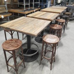  - kroeg meubilair bruin café stoelen barkrukken bartafels (6)