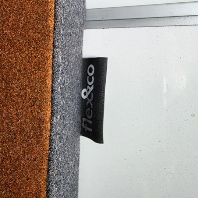  - 2x flex & co akoestisch wandpaneel vilt afm 160X90 CM  55 MM DIK    (4)