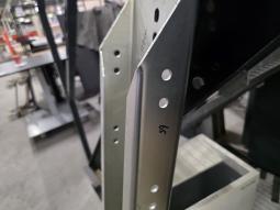  - RVS sigma profiel balk  afm 1280X185X65 MM  DIKTE MATERIAAL 4 MM  (3)