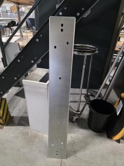  - RVS sigma profiel balk  afm 1280X185X65 MM  DIKTE MATERIAAL 4 MM  (1)