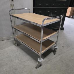  - MAGAZIJNWAGEN PLATEAUWAGEN TRANSPORTWAGEN AFM 115X60X85 CM  (1)