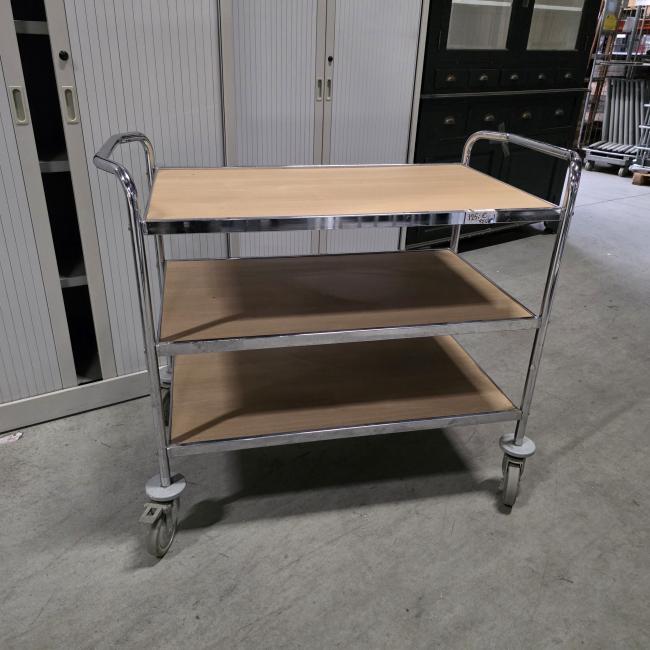  - MAGAZIJNWAGEN PLATEAUWAGEN TRANSPORTWAGEN AFM 115X60X85 CM  (2)