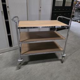  - MAGAZIJNWAGEN PLATEAUWAGEN TRANSPORTWAGEN AFM 115X60X85 CM  (2)