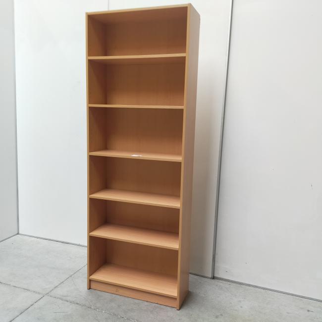  - 1x beuken kleur houten boekenkast (2)
