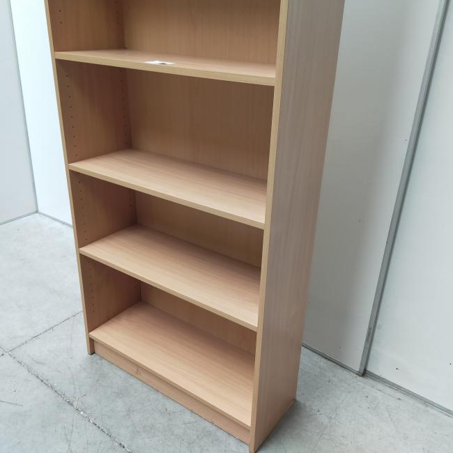  - 1x beuken kleur houten boekenkast (4)